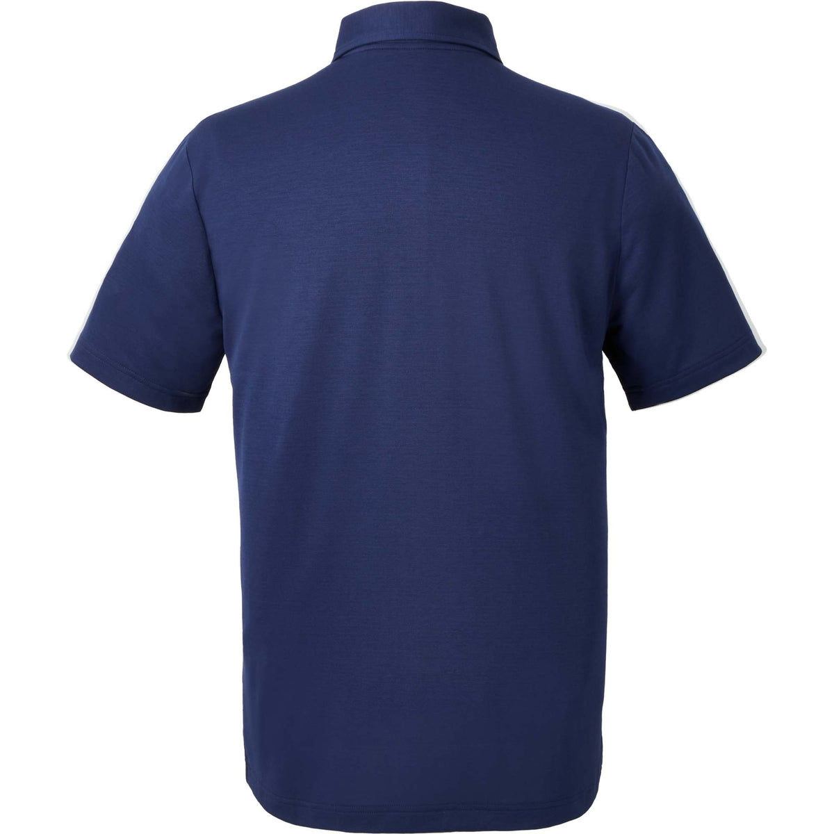 Izu Everything Performance Eco Polo for Men Transfer - Vintage Navy - Back