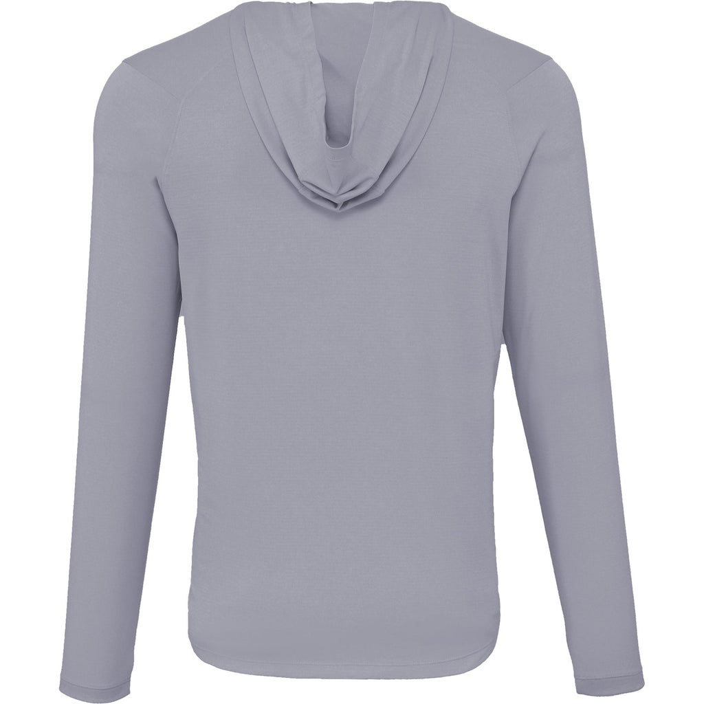 Izu Everything Performance Hoodie for Men Transfer - Light Grey - Back