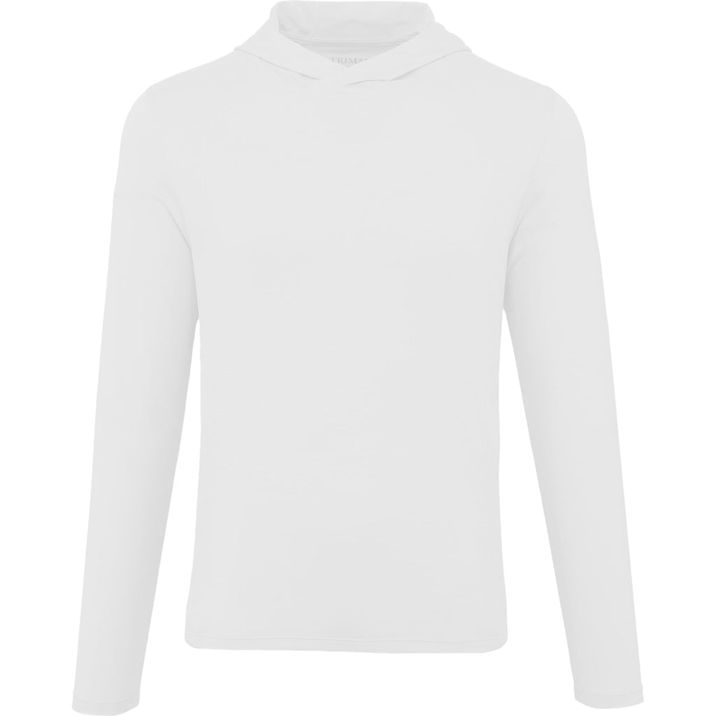 Izu Everything Performance Hoodie for Men Transfer - White - Front
