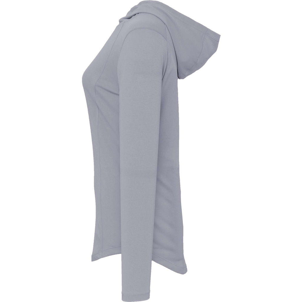 Izu Everything Performance Hoodie for Women Transfer - Light Grey - Left Side