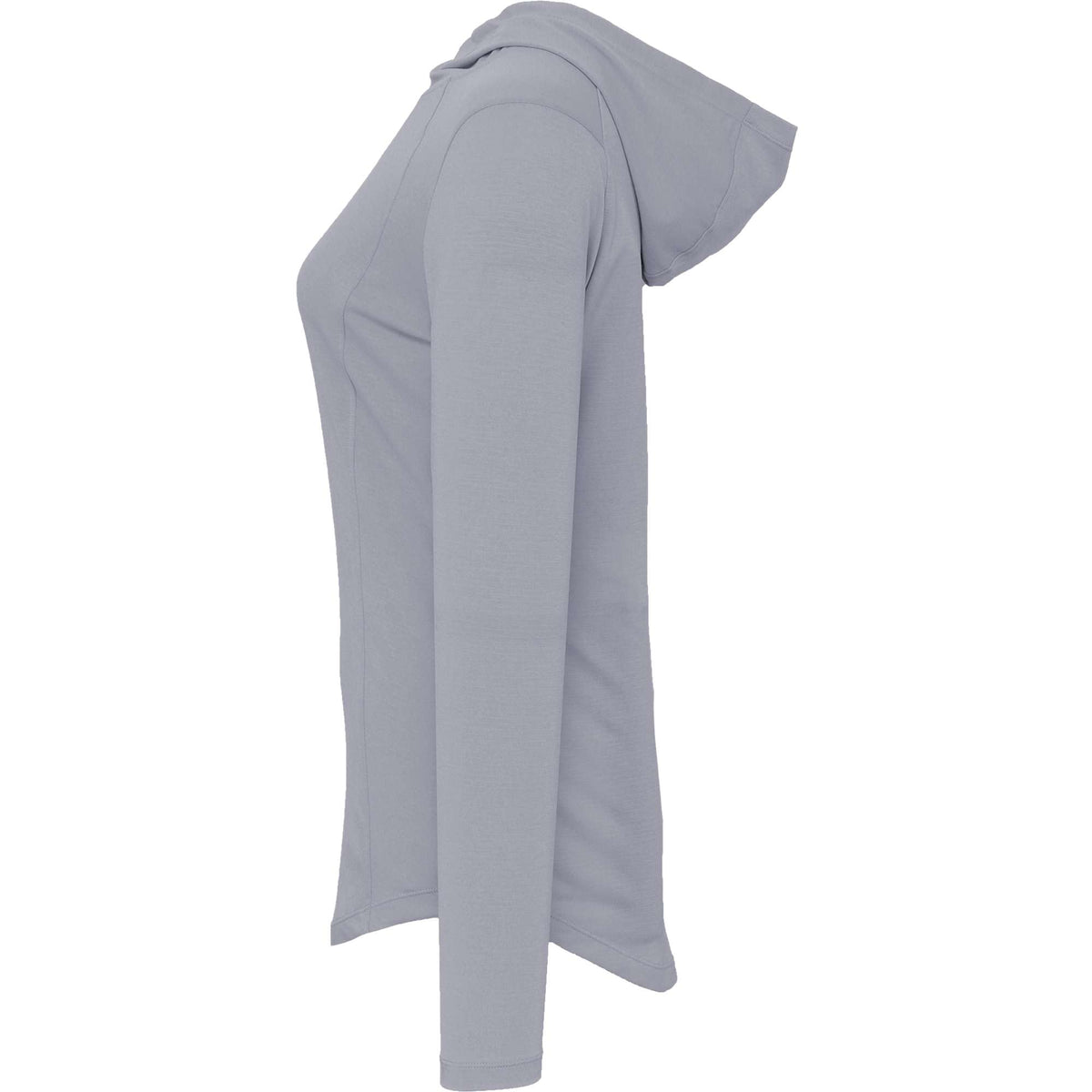 Izu Everything Performance Hoodie for Women Transfer - Light Grey - Left Side