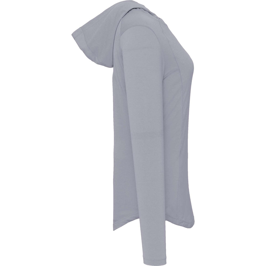 Izu Everything Performance Hoodie for Women Transfer - Light Grey - Right Side