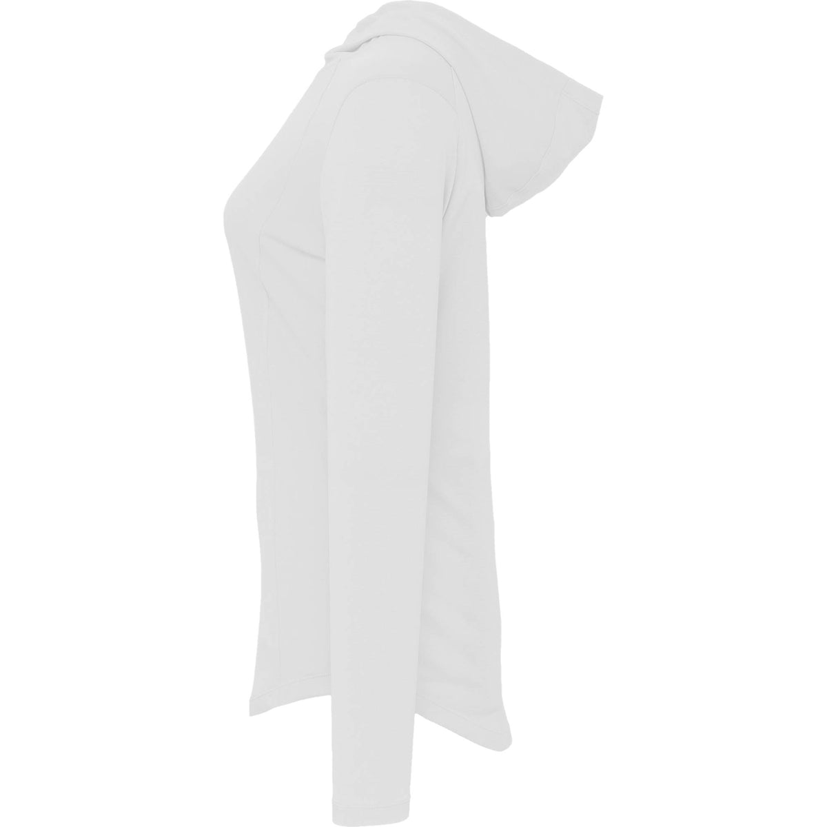 Izu Everything Performance Hoodie for Women Transfer - White - Left Side