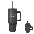 Jackson Intrepid Recycled Stainless Steel Tumbler, 40 oz - Black - Silk Screen