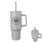 Jackson Intrepid Recycled Stainless Steel Tumbler, 40 oz - Gray - Silk Screen