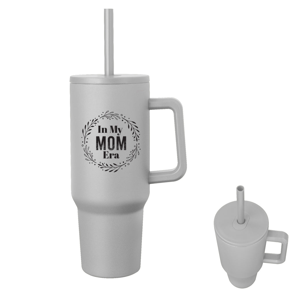 Jackson Intrepid Recycled Stainless Steel Tumbler, 40 oz - Gray - Silk Screen