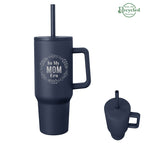 Jackson Intrepid Recycled Stainless Steel Tumbler, 40 oz - Navy - Silk Screen