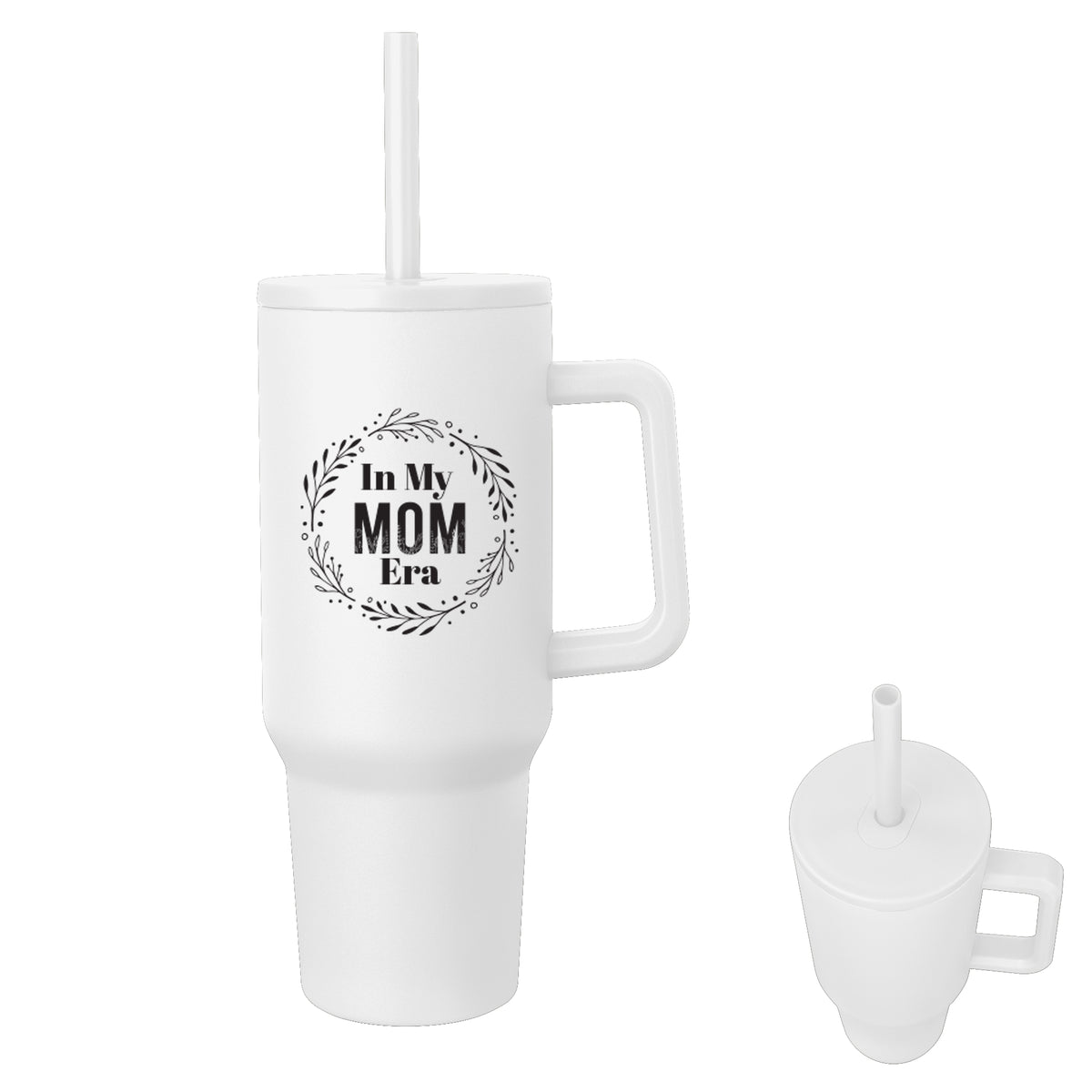 Jackson Intrepid Recycled Stainless Steel Tumbler, 40 oz - White - Silk Screen