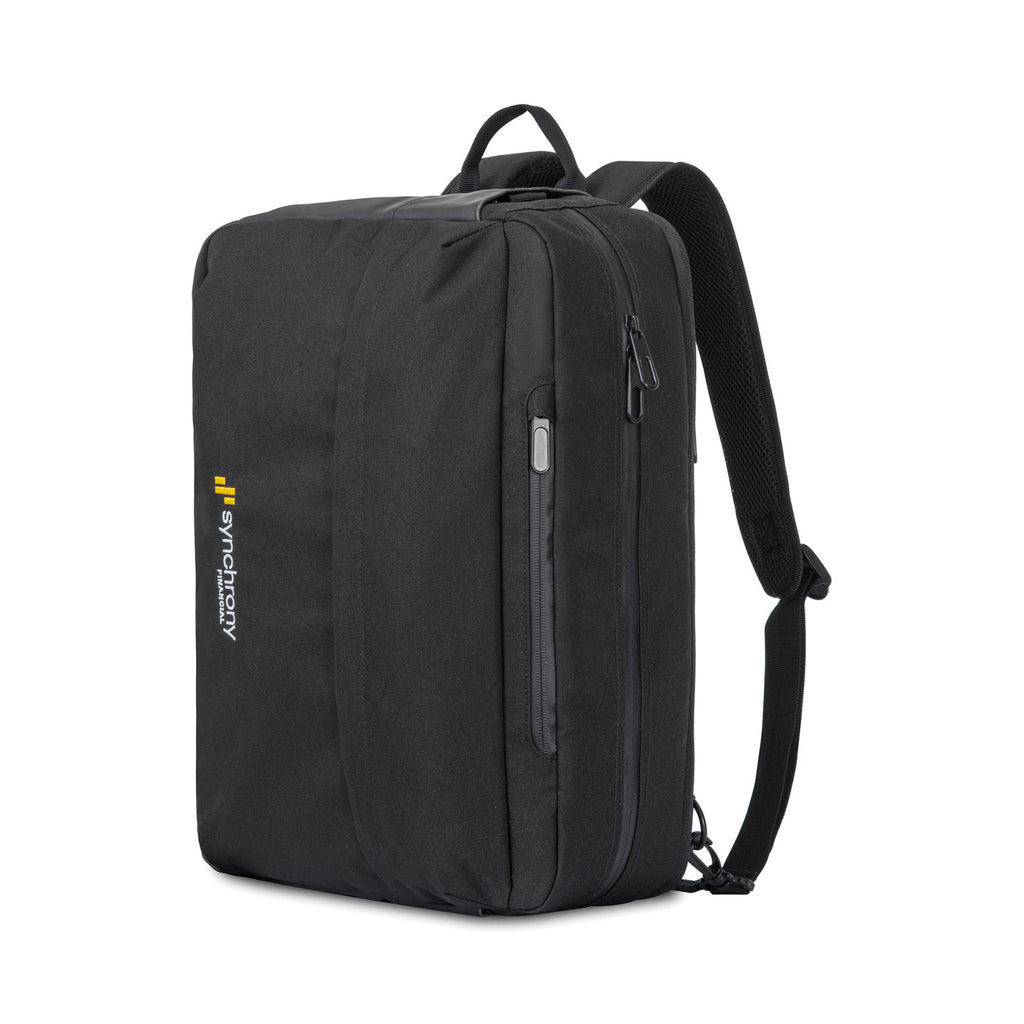 Jackson Slim 4 in 1 Convertible Laptop Bag, 17 Inch Transfer - Black - View 6