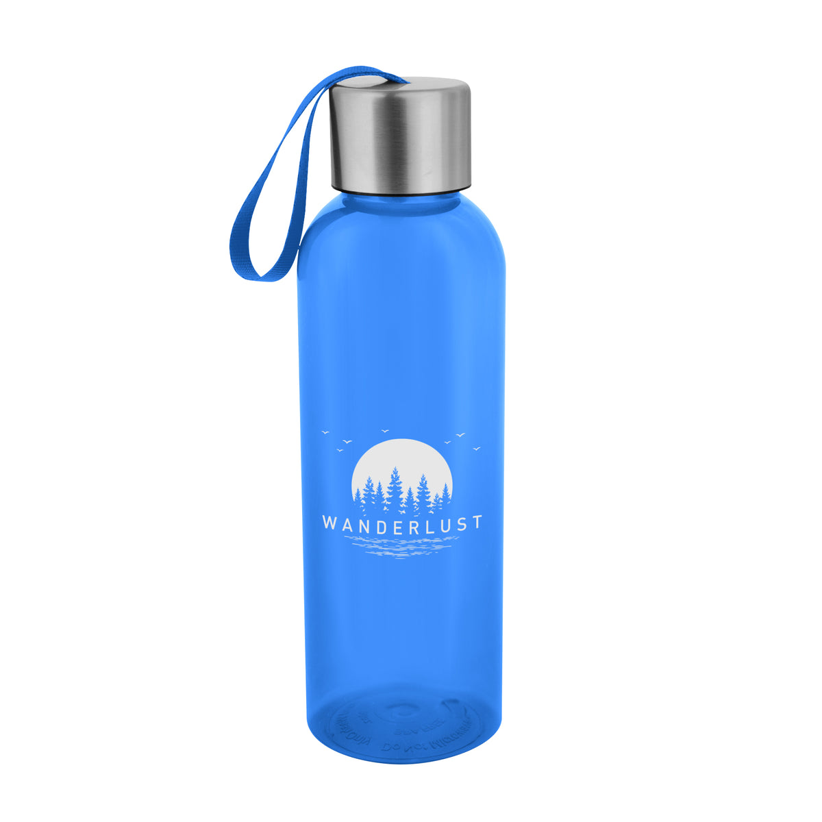 Jaclyn Bottle in Recycled PET, 20 oz - Blue - Silk Screen