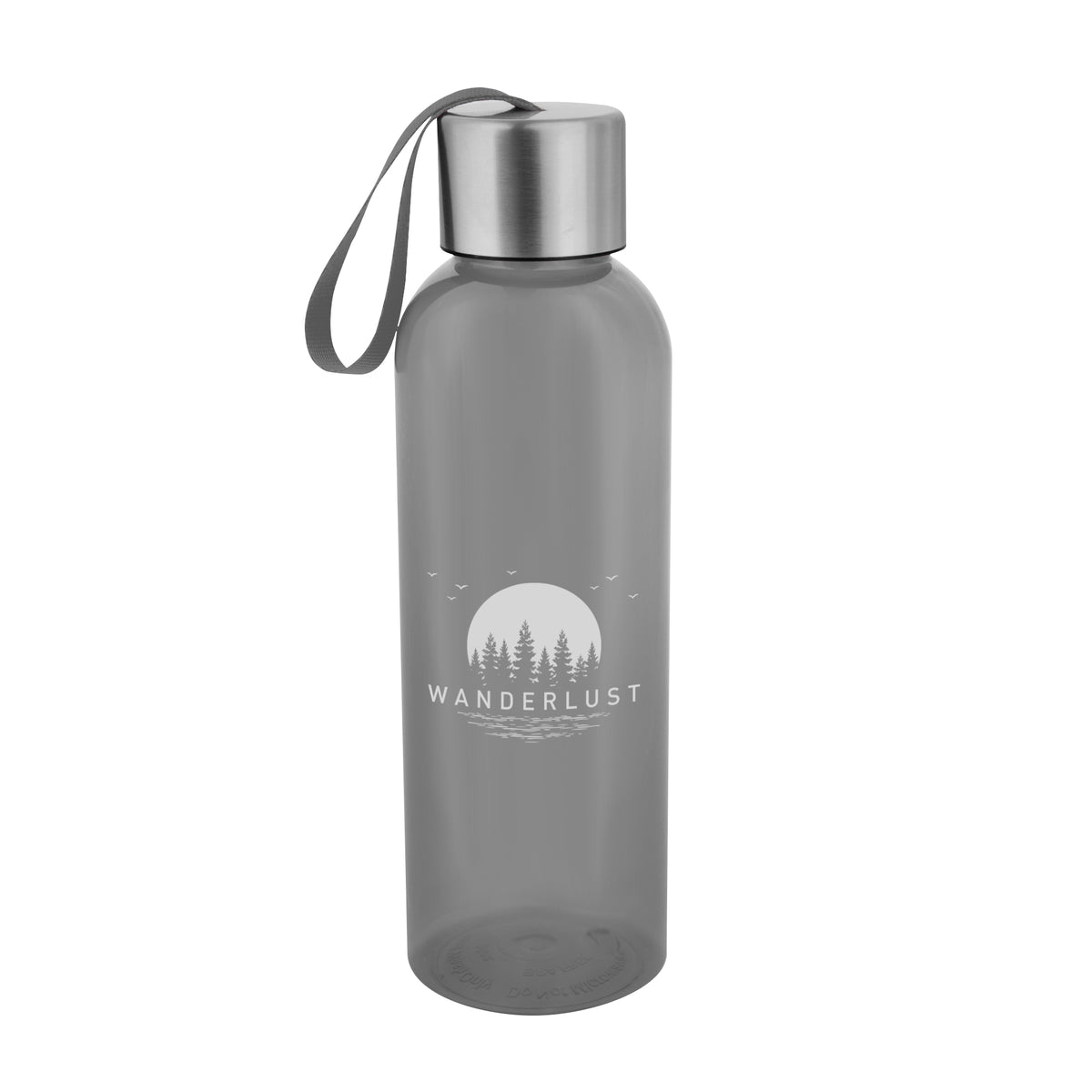 Jaclyn Bottle in Recycled PET, 20 oz - Charcoal - Silk Screen