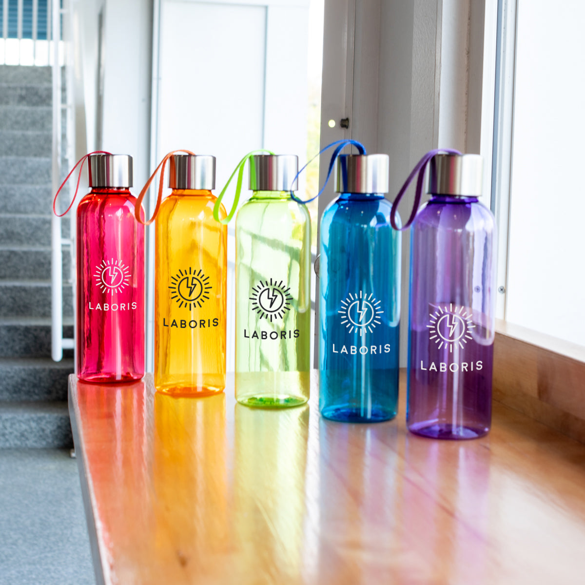 Jaclyn Bottle in Recycled PET, 20 oz - Orange - Lifestyle_Silkscreen