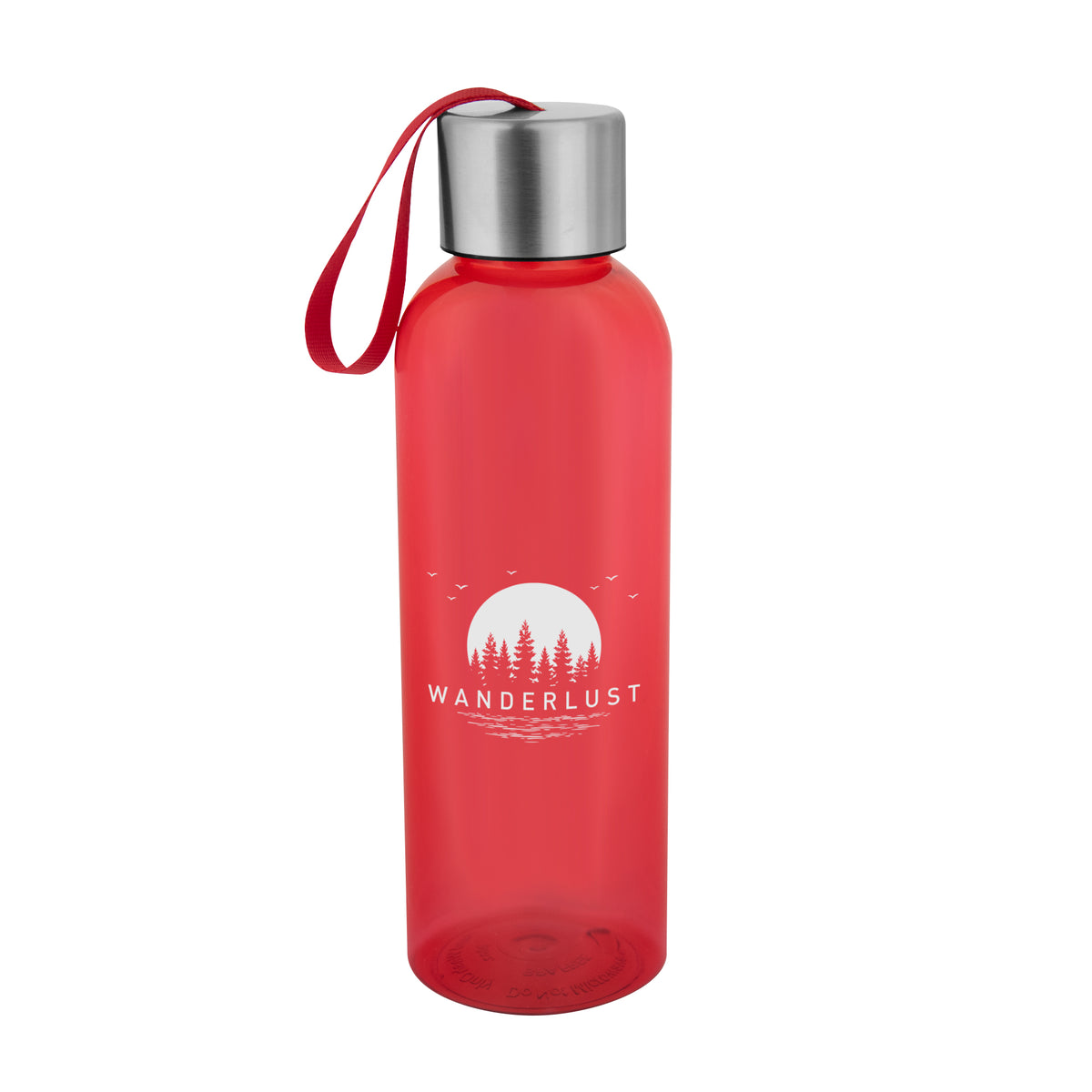 Jaclyn Bottle in Recycled PET, 20 oz - Red - Silk Screen