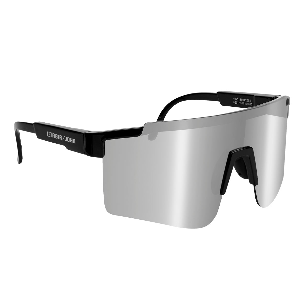 Jagger Sunglasses with Recycled Frames - Black with Black - Pad Print