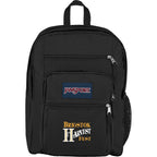 JanSport Big Student Backpack with 15 Inch Laptop Sleeve - Black - Front