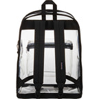 JanSport Clear PVC Backpack - Clear - Back