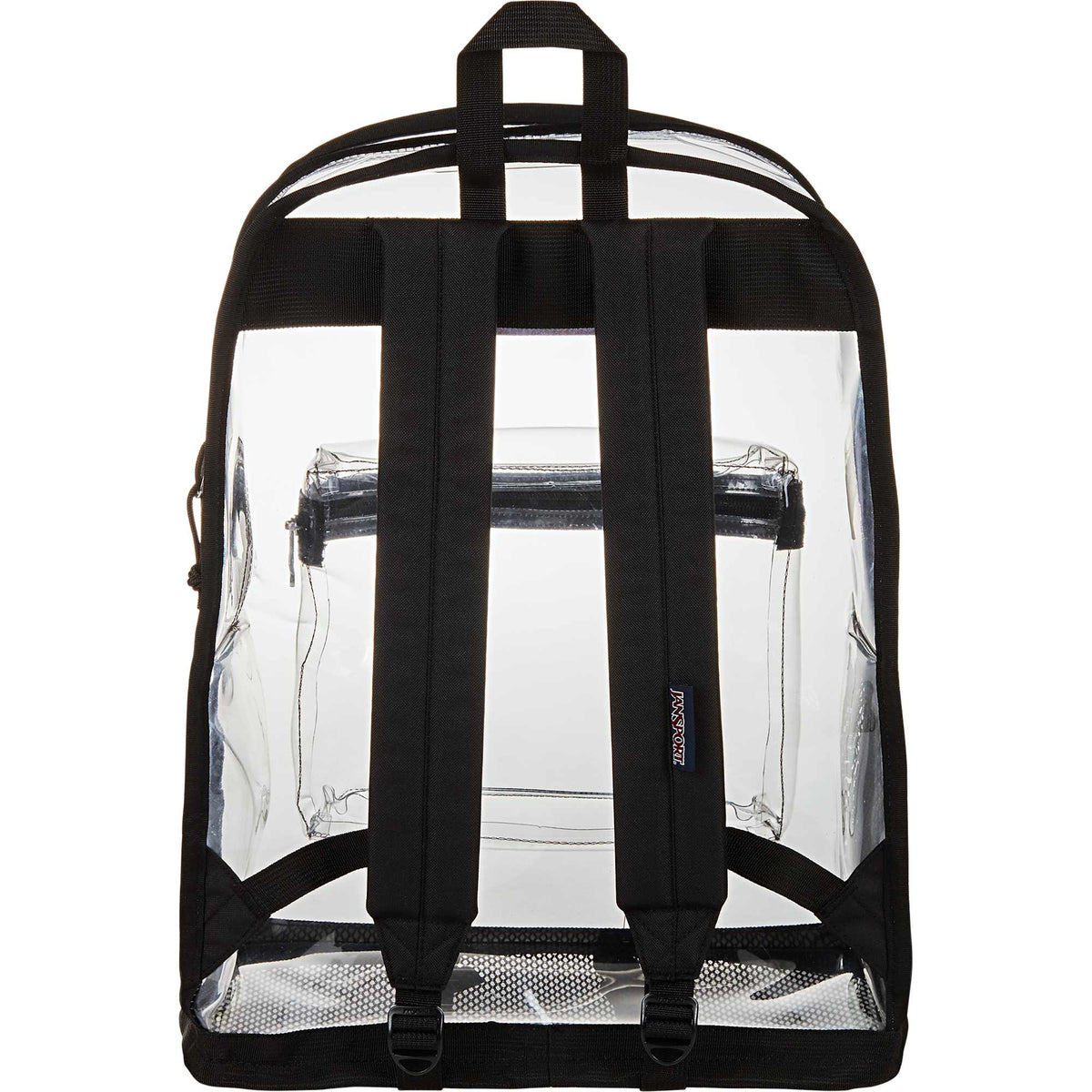 JanSport Clear PVC Backpack - Clear - Back