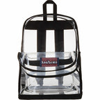 JanSport Clear PVC Backpack - Clear - Front Detail