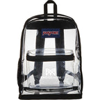 JanSport Clear PVC Backpack - Clear - Front