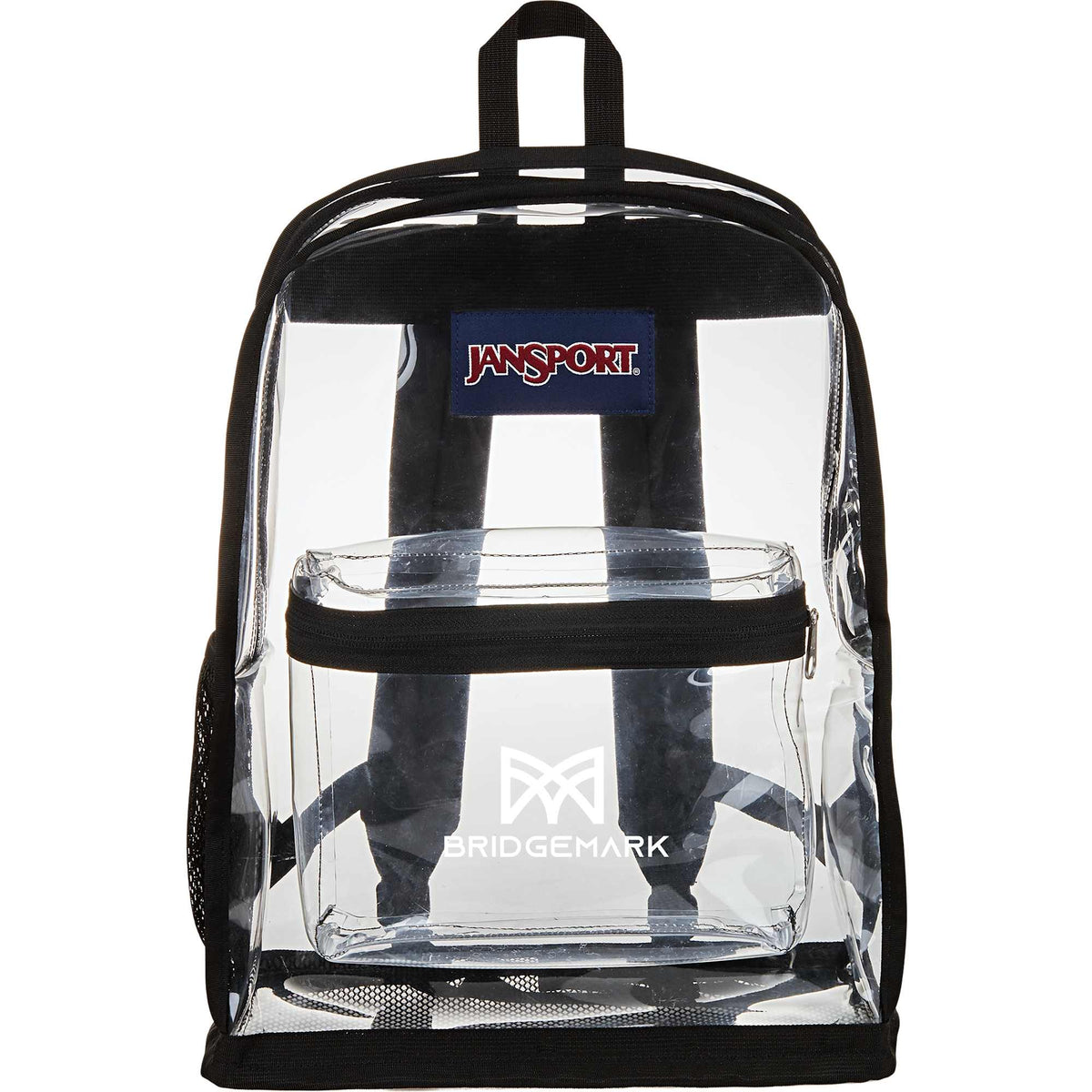 JanSport Clear PVC Backpack - Clear - Front