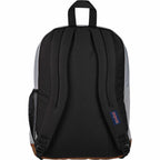 JanSport Cool Student Backpack with Synthetic Leather Trim Transfer - Light Gray - Back