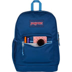 JanSport Cross Town Plus Laptop Backpack, 15 Inch - Color Block Navy - Photo 6
