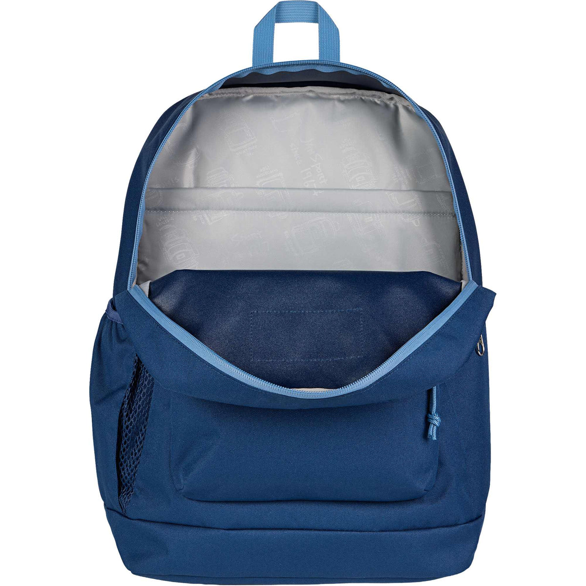 JanSport Cross Town Plus Laptop Backpack, 15 Inch Embroidery - Color Block Navy - Photo 5