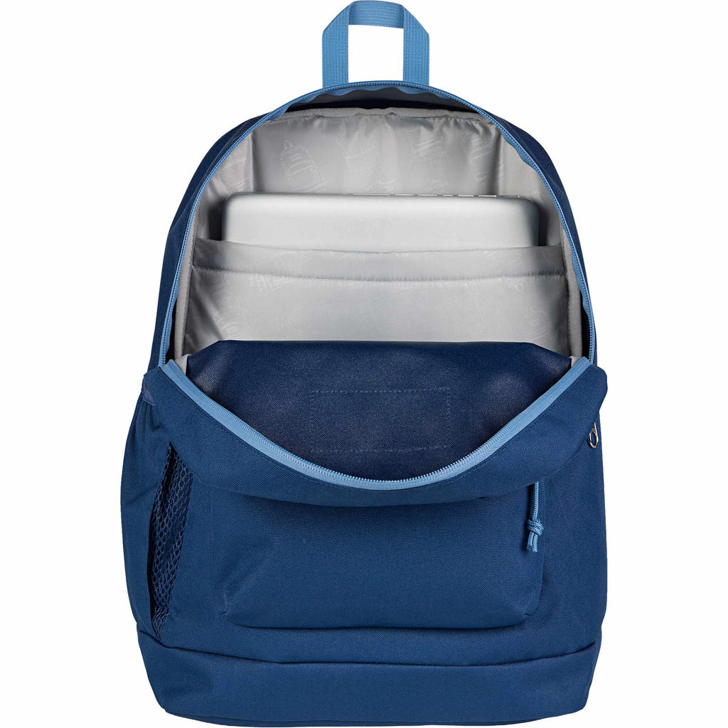 JanSport Cross Town Plus Laptop Backpack, 15 Inch Embroidery - Color Block Navy - Photo 7