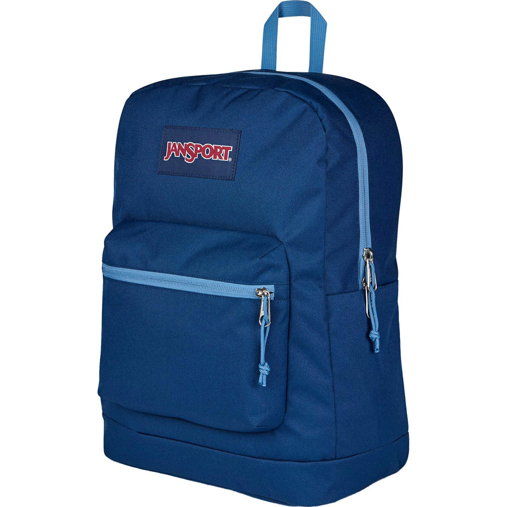 JanSport Cross Town Plus Laptop Backpack, 15 Inch Transfer - Color Block Navy - Photo 3