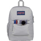 JanSport Cross Town Plus Laptop Backpack, 15 Inch Transfer - Gray - Front 2