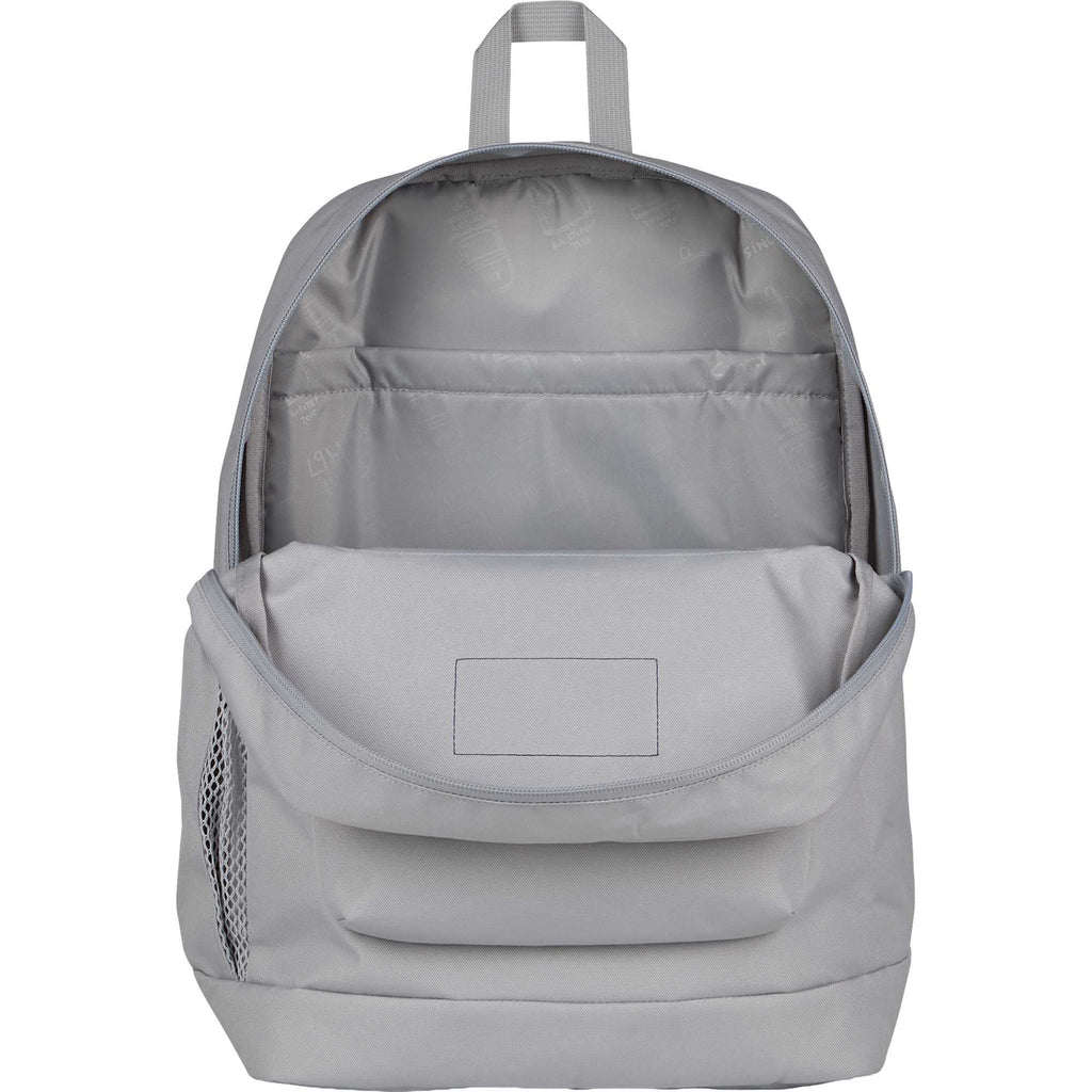 JanSport Cross Town Plus Laptop Backpack, 15 Inch Transfer - Gray - Front Detail