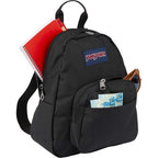 JanSport Half Pint Mini Backpack in Recycled PET - Black - Detail