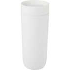 Jared Tumbler with 360 Degree Sip Lid, 16 oz Laser Engraving - White - Back