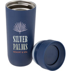 Jared Tumbler with 360 Degree Sip Lid, 16 oz - Navy - Detail
