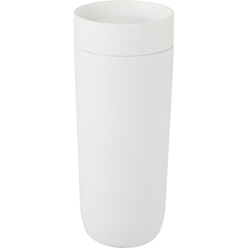 Jared Tumbler with 360 Degree Sip Lid, 16 oz - White - Back