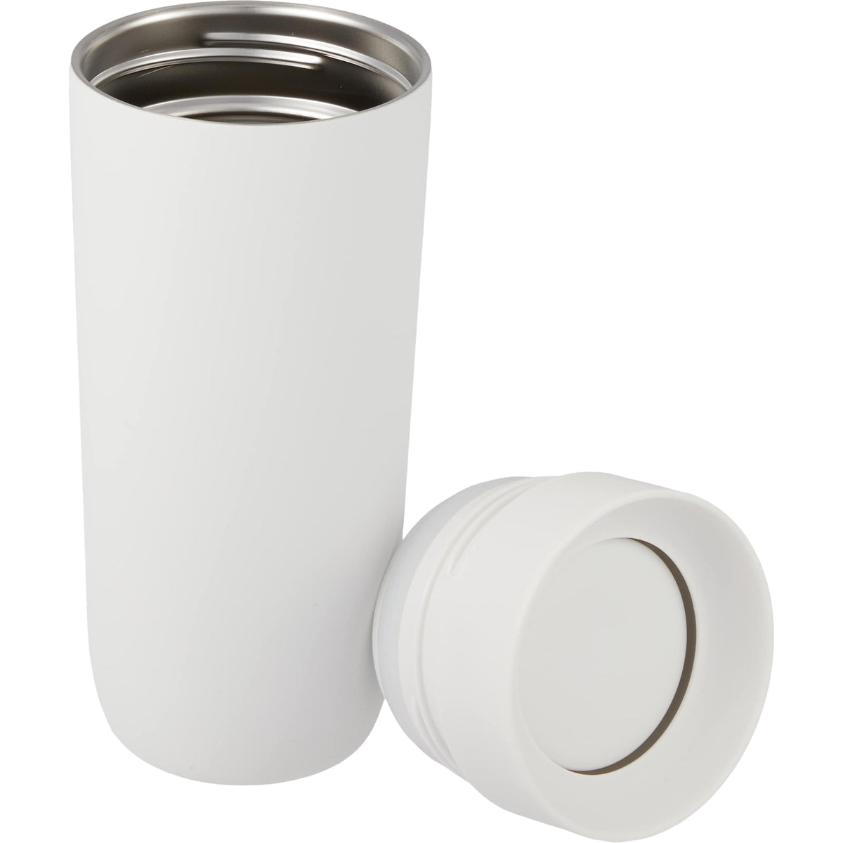 Jared Tumbler with 360 Degree Sip Lid, 16 oz - White - Detail 2