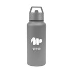 Jasper Recycled Stainless Steel Bottle, 32 oz Laser Engraving - Gray - Silk Screen