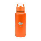 Jasper Recycled Stainless Steel Bottle, 32 oz Laser Engraving - Orange - Laser Engraving