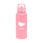 Jasper Recycled Stainless Steel Bottle, 32 oz Laser Engraving - Pink - Silk Screen