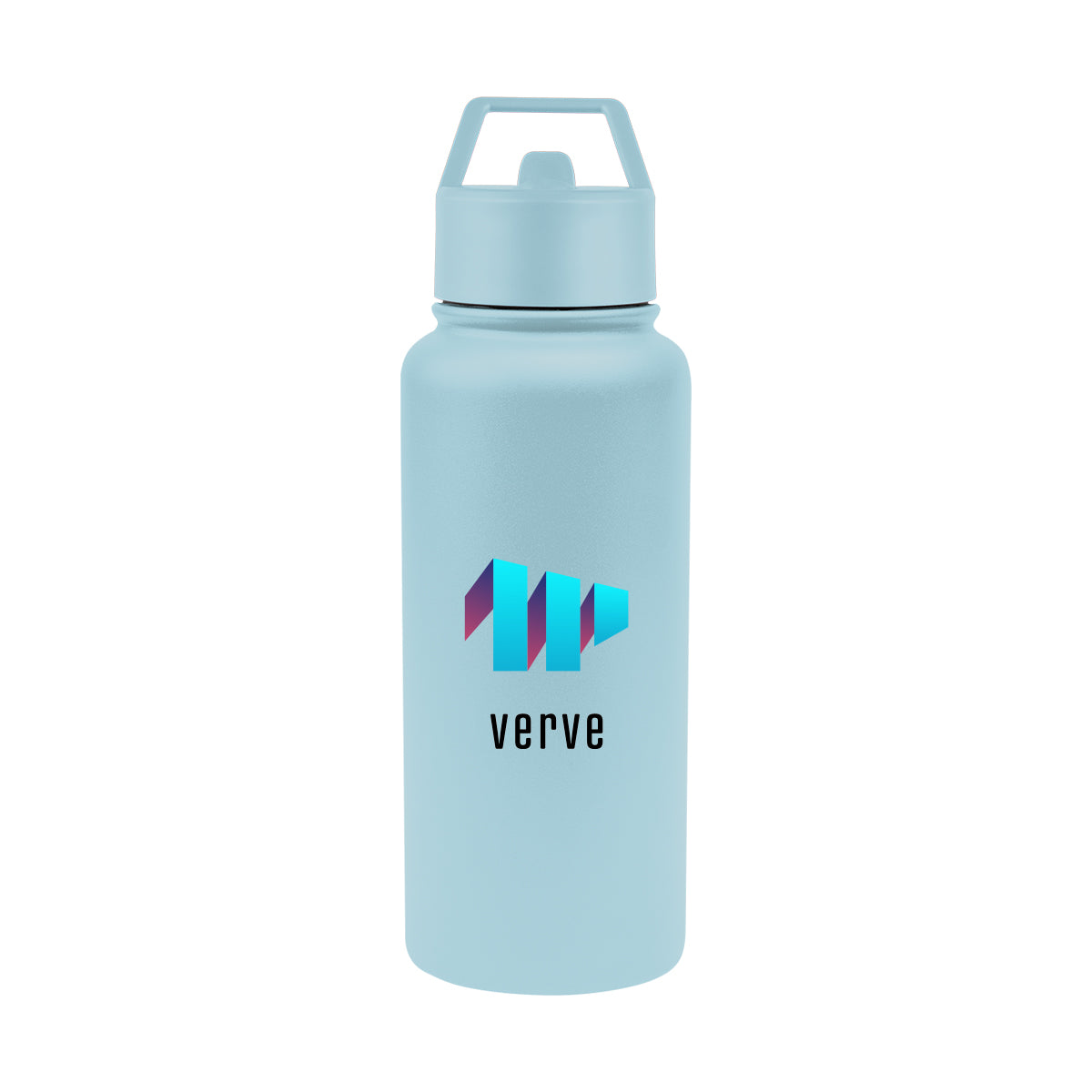 Jasper Recycled Stainless Steel Bottle, 32 oz - Light Blue - Colorbrite