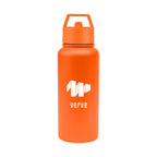 Jasper Recycled Stainless Steel Bottle, 32 oz - Orange - Silk Screen