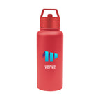 Jasper Recycled Stainless Steel Bottle, 32 oz - Red - Colorbrite