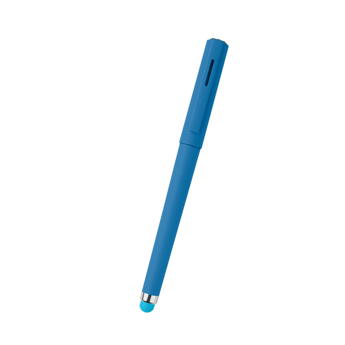 Jazzy Gel Pen and Stylus - Blue - Front