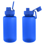 Jessie Bottle in Recycled PET, 34 oz - Blue - Front
