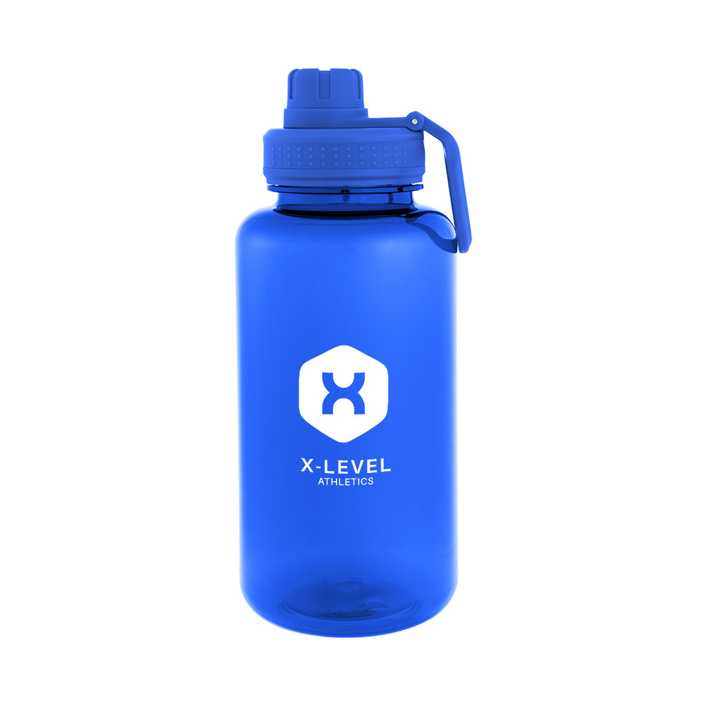 Jessie Bottle in Recycled PET, 34 oz - Blue - Silk Screen