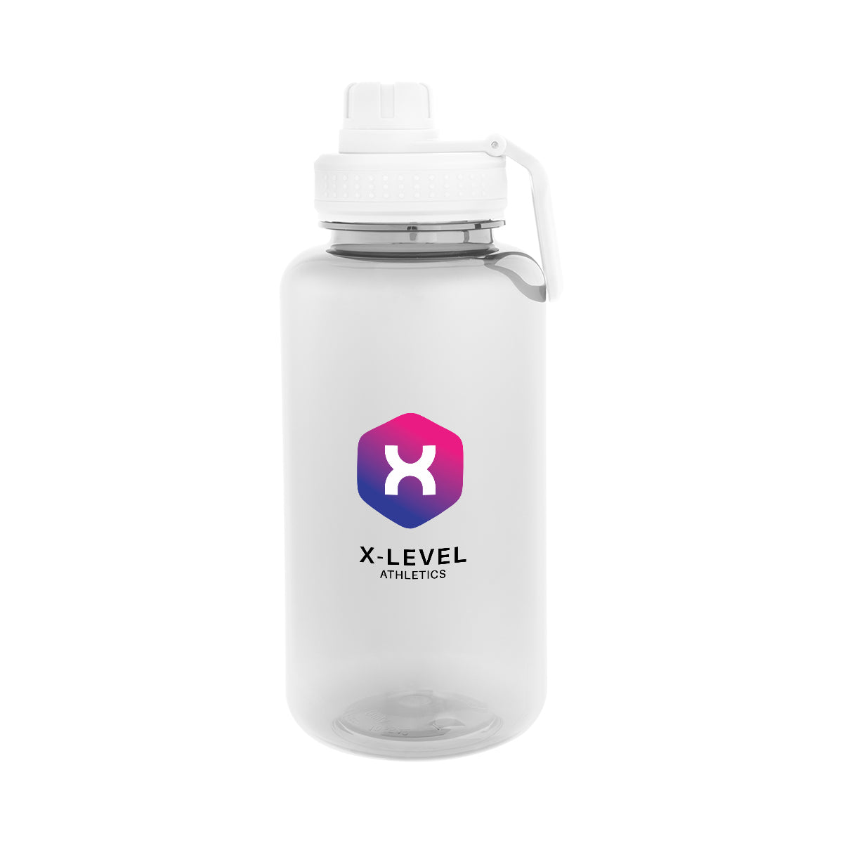 Jessie Bottle in Recycled PET, 34 oz - Clear - Colorbrite