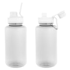 Jessie Bottle in Recycled PET, 34 oz - Clear - Front