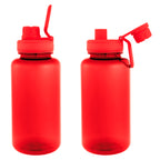 Jessie Bottle in Recycled PET, 34 oz - Red - Front