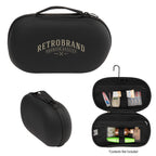 Jet Set Toiletry Bag in Silicone - Black - Silk Screen