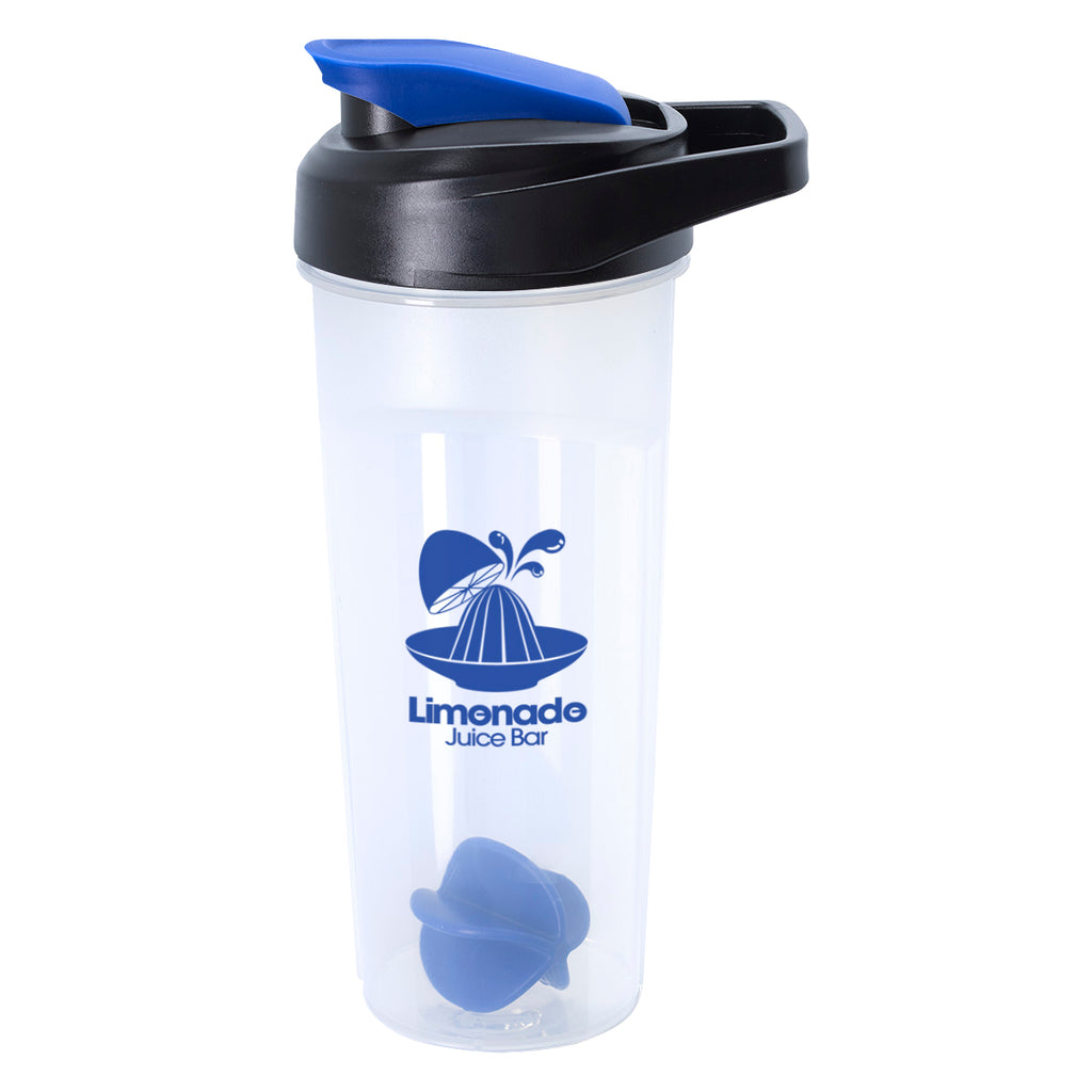 Jet Shaker Bottle, 21 oz - Blue - Silk Screen